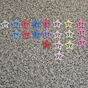 🍒🍒 Colorful Star Hair Clips Set